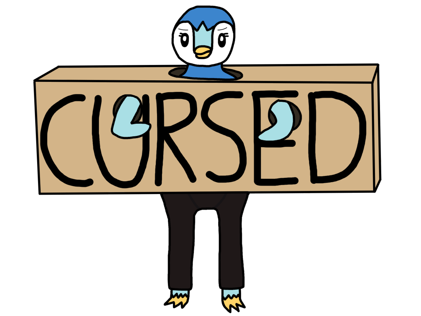 Halloween Costume 2017 \\ Literally the word 'CURSED'